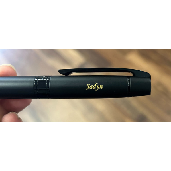 Load image into Gallery viewer, Sheaffer 300 E9343 Rollerball Pen - Matte Black Lacquer with Polished Black Trims
