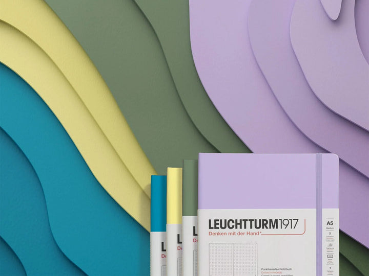 Leuchtturm1917 A6 Pocket Hardcover Notebook in Plain / Lilac — Leuchtturm1917 notebook — quality writing journal with premium paper, at Cityluxe Singapore stationery store