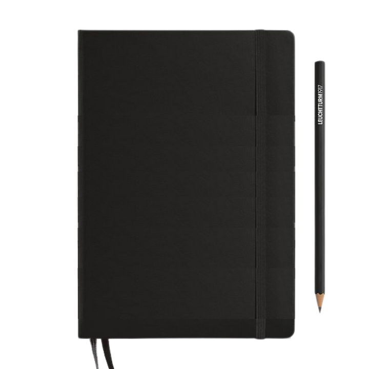 Leuchtturm1917 A5 Medium Hardcover Weekly Planner &amp; Notebook 2025 - Black