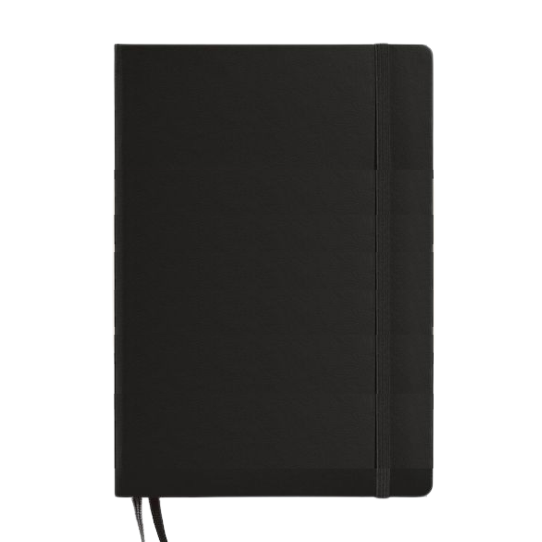 Leuchtturm1917 A5 Medium Hardcover Weekly Planner &amp; Notebook 2025 - Black