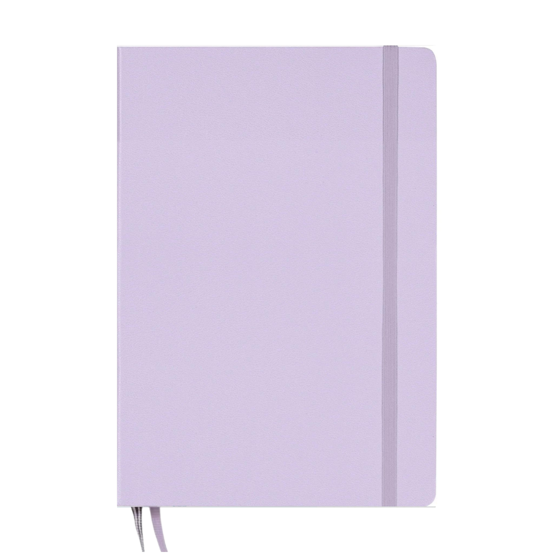 Leuchtturm1917 A5 Medium Hardcover Weekly Planner &amp; Notebook 2025 - Dotted / Lilac