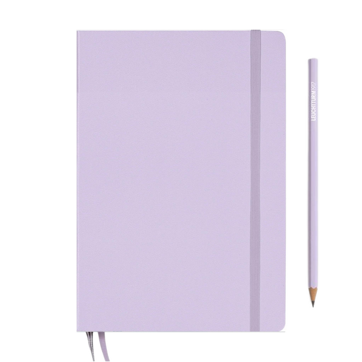 Leuchtturm1917 A5 Medium Hardcover Weekly Planner &amp; Notebook 2025 - Dotted / Lilac