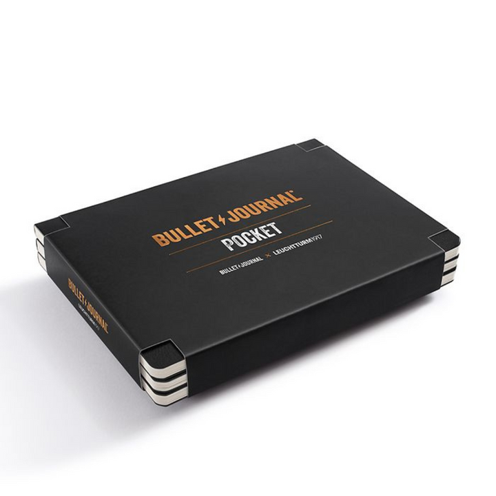 Leuchtturm1917 Bullet Journal Pocket A6 Softcover Notebook in Dotted / Black — Leuchtturm1917 notebook — quality writing journal with premium paper, at Cityluxe Singapore stationery store