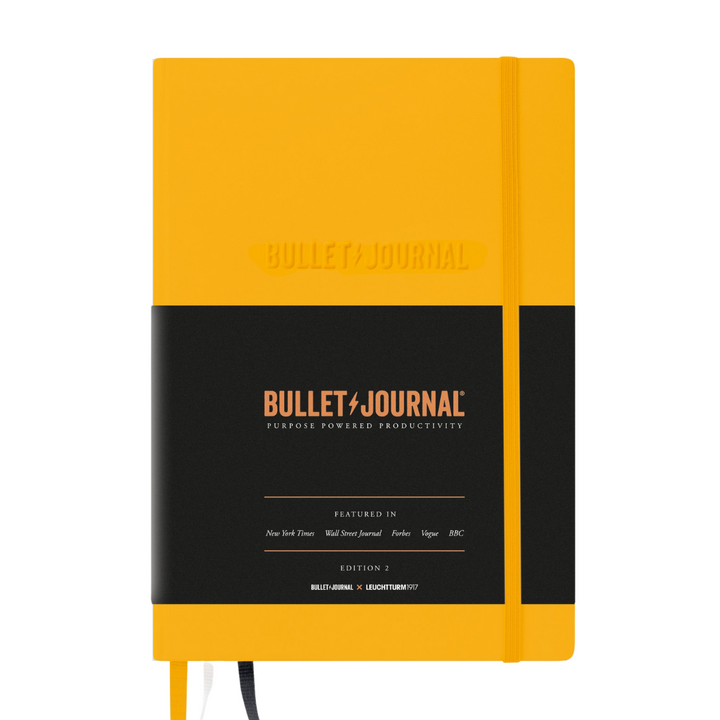 Leuchtturm1917 Bullet Journal Edition 2 A5 Medium Hardcover Notebook in Dotted / Yellow24 — Leuchtturm1917 notebook — quality writing journal with premium paper, at Cityluxe Singapore stationery store