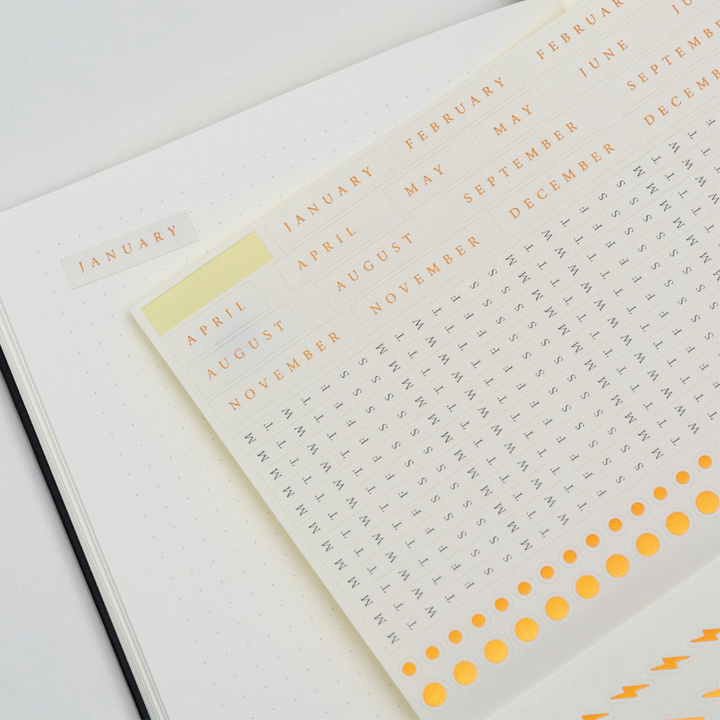 Leuchtturm1917 Bullet Journal Edition 2 A5 Medium Hardcover Notebook in Dotted / Yellow24 — Leuchtturm1917 notebook — quality writing journal with premium paper, at Cityluxe Singapore stationery store