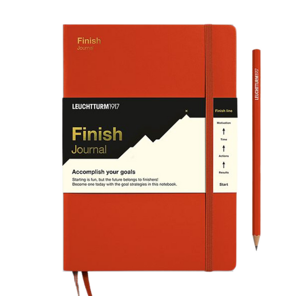 Load image into Gallery viewer, Leuchtturm1917 Finish Journal A5 Medium Hardcover Notebook - Fox Red
