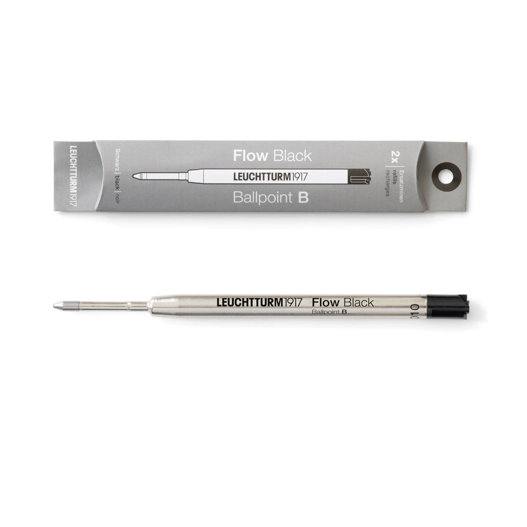 Leuchtturm1917 Drehgriffel Nr. 1 Refill Pack of 2 Black — Leuchtturm1917 ballpoint pen — reliable smooth-writing everyday pen, at Cityluxe Singapore