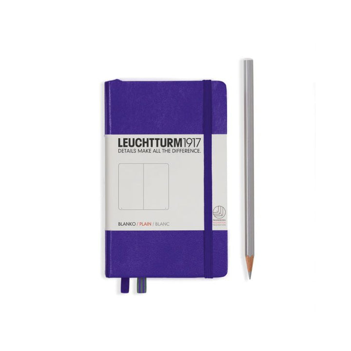 Leuchtturm1917 Hardcover A6 Pocket Notebook Purple in Plain — Leuchtturm1917 notebook — quality writing journal with premium paper, at Cityluxe Singapore stationery store