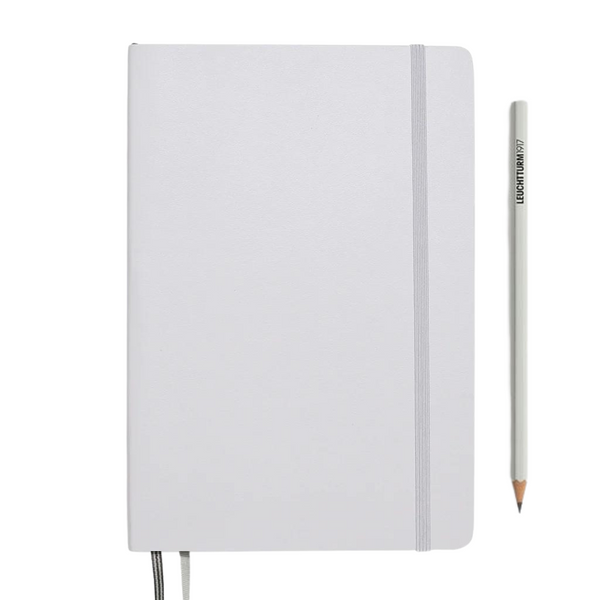 이미지를 갤러리 뷰어에 로드 , Leuchtturm1917 A5 Medium Softcover Notebook - Plain / Light Grey
