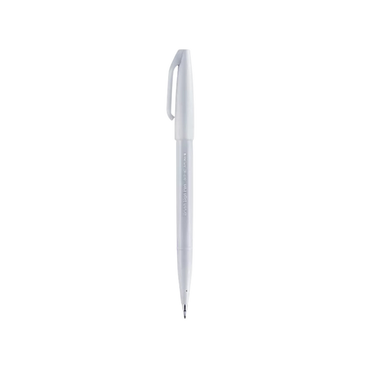 Pentel Touch Brush Sign Pen Light Grey — Pentel brush pen — premium stationery and lifestyle, at Cityluxe Singapore