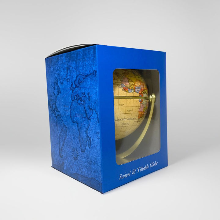 Luxo Antique Vintage Globe, Mini Desktop - 10cm