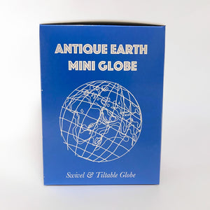 Luxo Antique Vintage Globe, Mini Desktop - 10cm