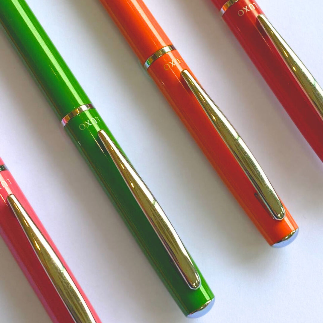 Luxo Studio Ballpoint Pen Orange — Luxo ballpoint pen — reliable smooth-writing everyday pen, at Cityluxe Singapore