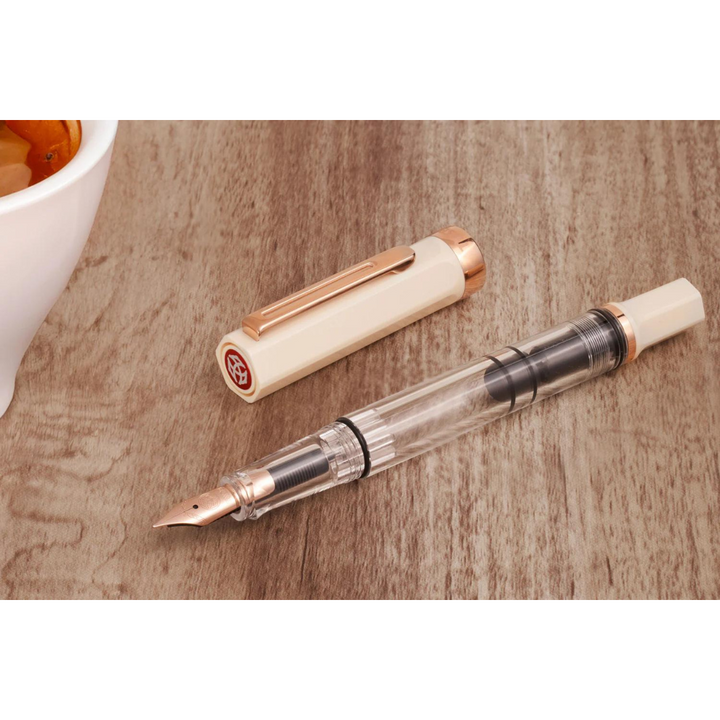 TWSBI ECO Fountain Pen - Creme with Rose Gold