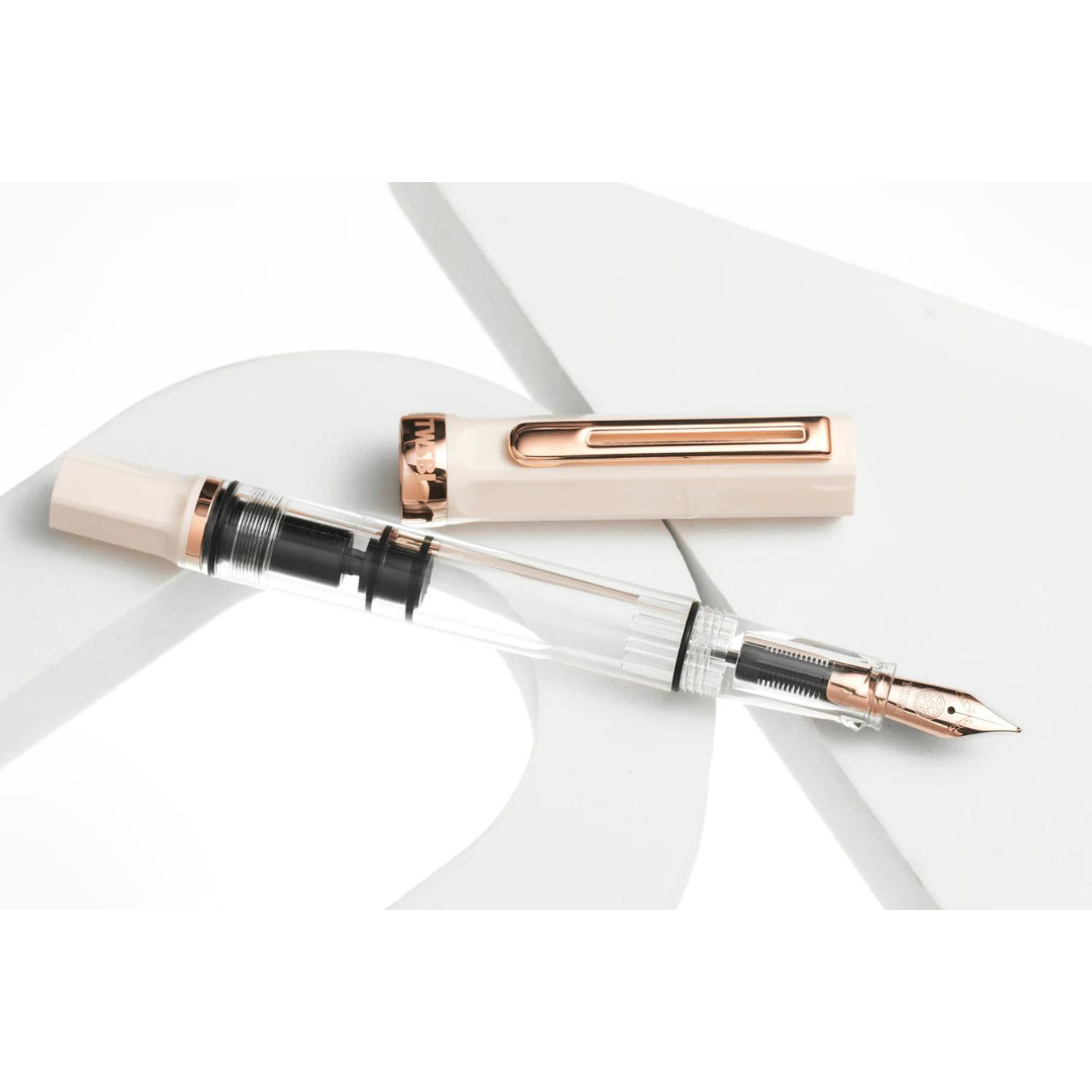 TWSBI ECO Fountain Pen - Creme with Rose Gold
