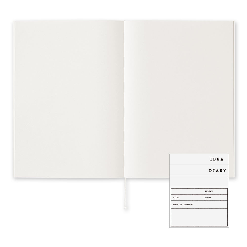 MD Notebook Cotton (A5) in Blank — MD Paper notebook — quality writing journal with premium paper, at Cityluxe Singapore stationery store