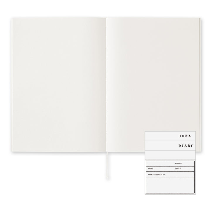 MD Notebook Cotton (A5) in Blank — MD Paper notebook — quality writing journal with premium paper, at Cityluxe Singapore stationery store