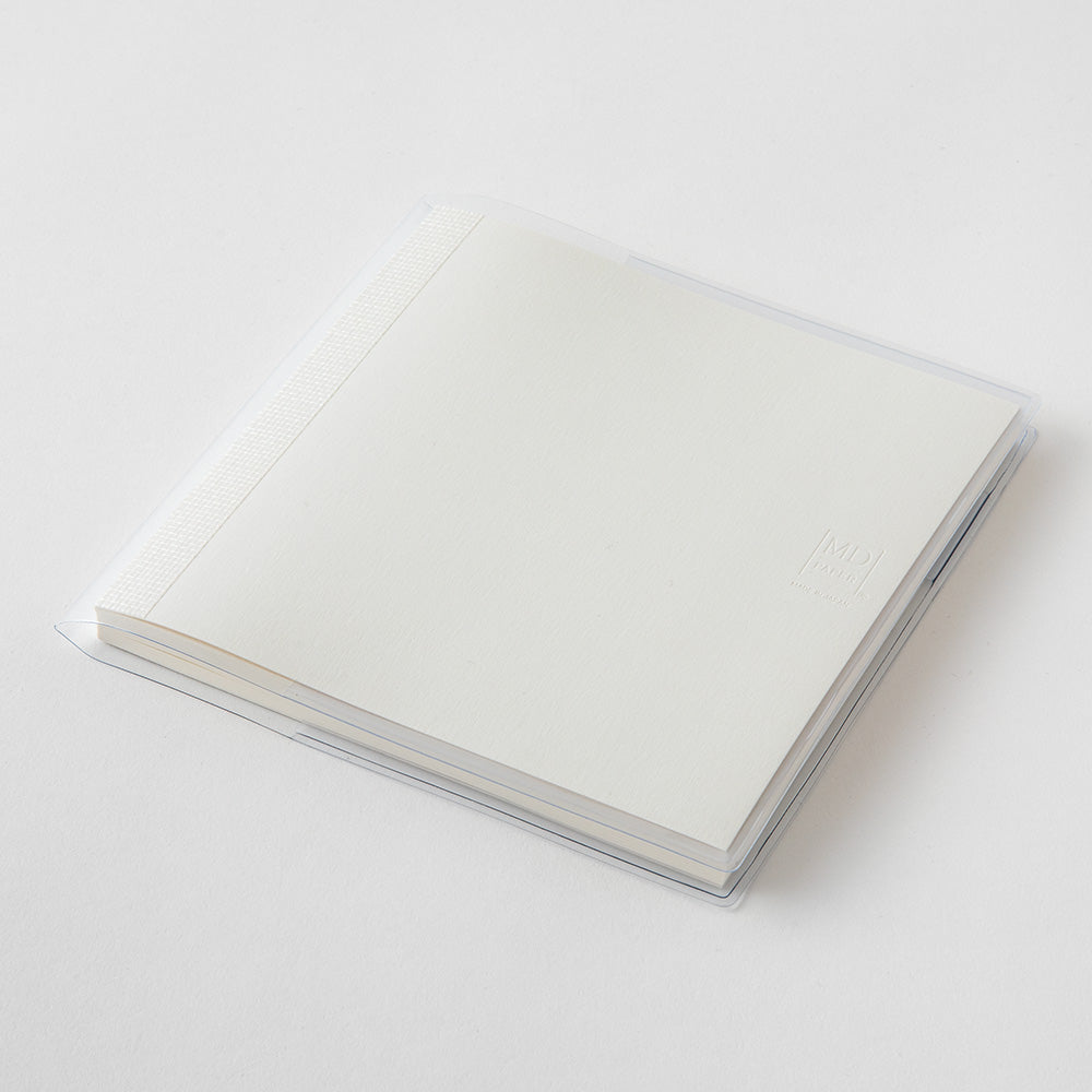 MD Notebook Cover (A5 Square) in Clear — MD Paper notebook — quality writing journal with premium paper, at Cityluxe Singapore stationery store