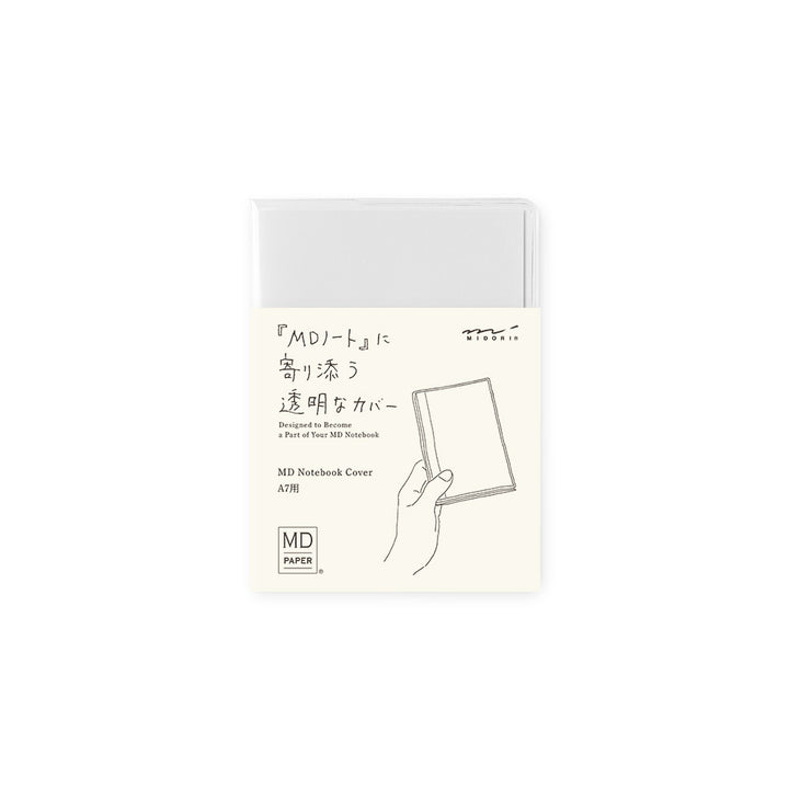 MD Notebook Cover (A7) in Clear — MD Paper notebook — quality writing journal with premium paper, at Cityluxe Singapore stationery store