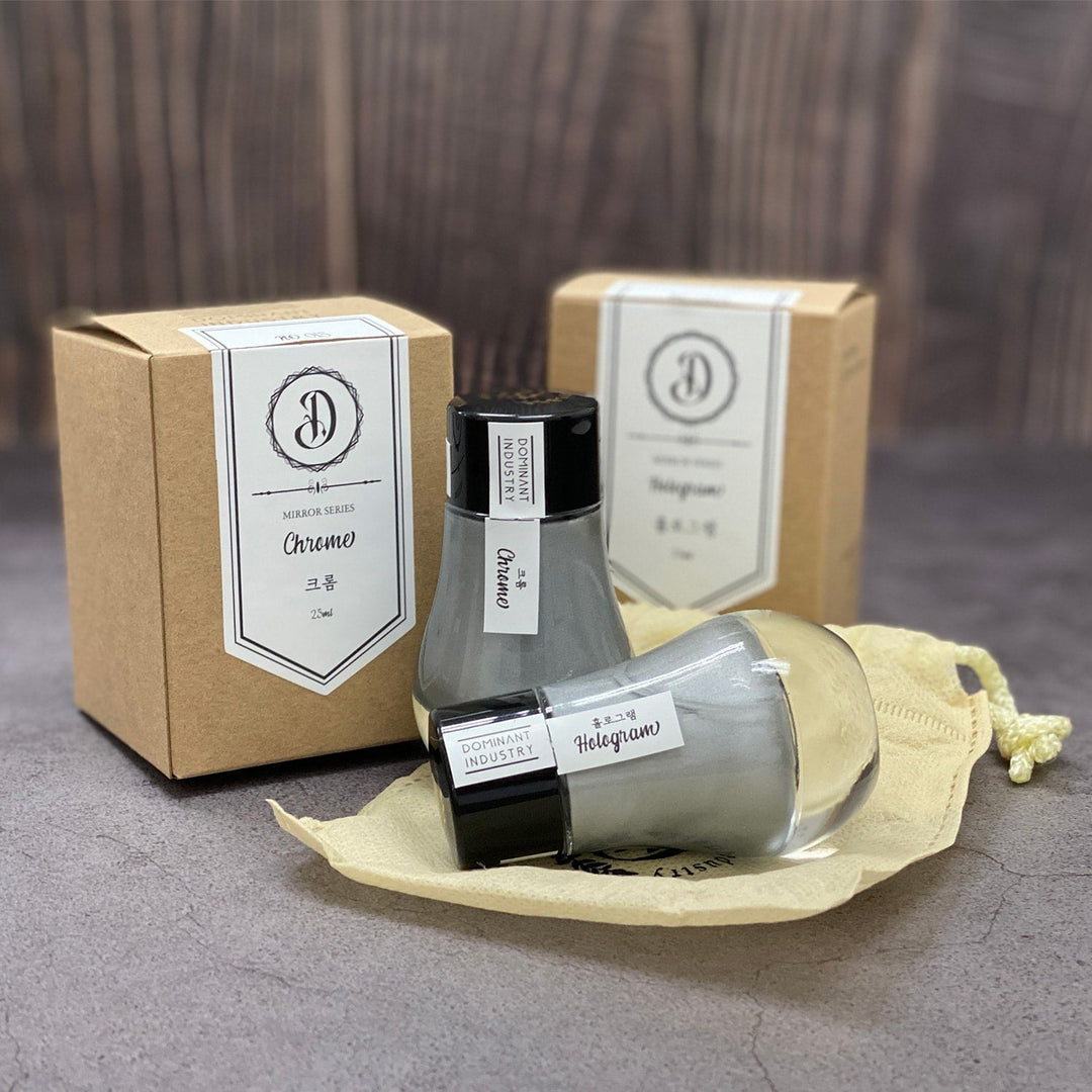 Dominant Industry Mirror 25ml Ink Bottle (for Dip Pen), Dominant Industry, Ink Bottle, dominant-industry-mirror-25ml-ink-bottle, Hologran, Inktober22, Cityluxe