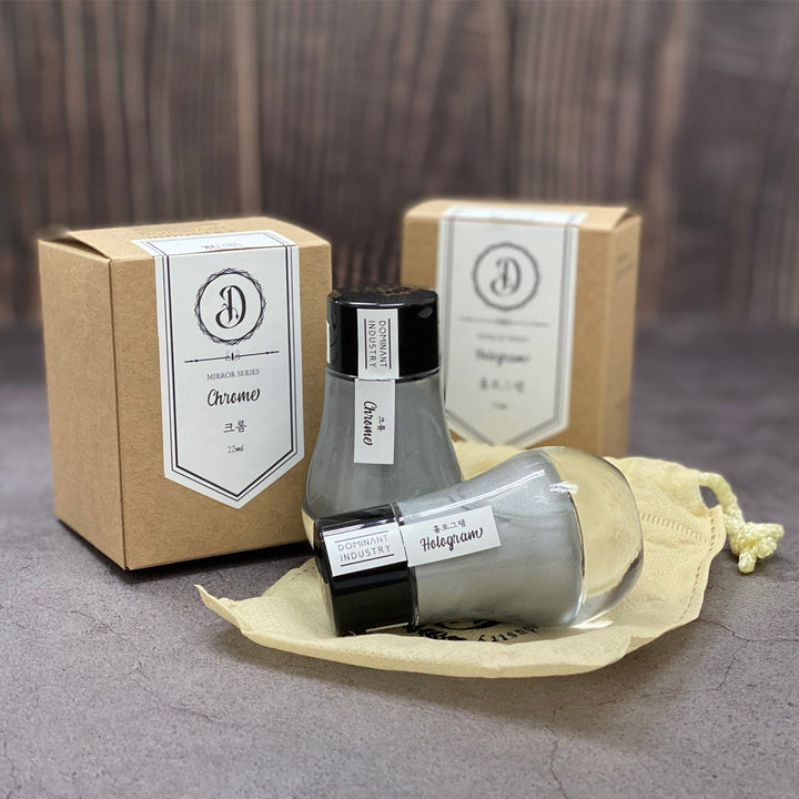 Dominant Industry Mirror 25ml Ink Bottle (for Dip Pen), Dominant Industry, Ink Bottle, dominant-industry-mirror-25ml-ink-bottle, Hologran, Inktober22, Cityluxe