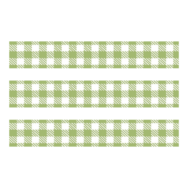 Load image into Gallery viewer, MT Deco Washi Tape - Stripe Checkered Light Moss Green
