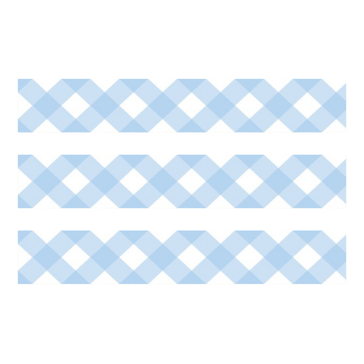 MT Deco Washi Tape - Thick Checkered Pastel Ultramarine