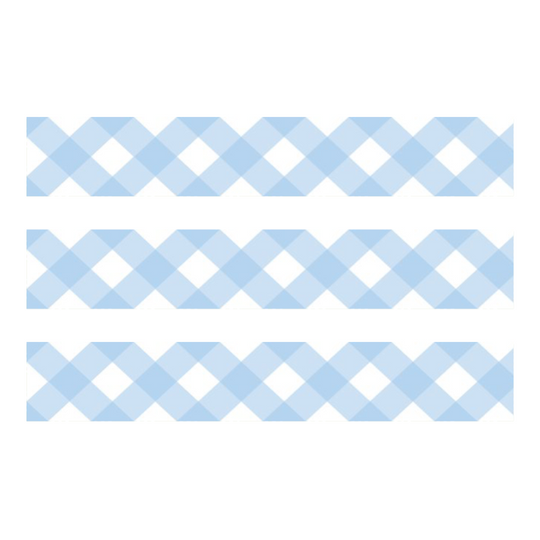 Load image into Gallery viewer, MT Deco Washi Tape - Thick Checkered Pastel Ultramarine
