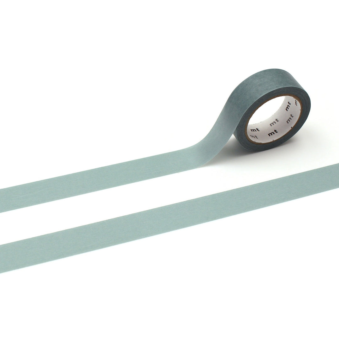 MT Basic Washi Tape in Charcoal Gray — MT Tape washi tape — decorative Japanese paper tape for journaling and craft, at Cityluxe Singapore