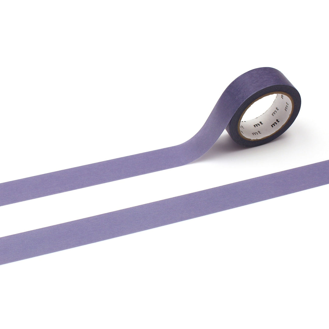 MT Basic Washi Tape in Dark Violet — MT Tape washi tape — decorative Japanese paper tape for journaling and craft, at Cityluxe Singapore