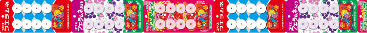 MT x Dagashi Washi Tape - Fue Ramune Candy — pattern detail
