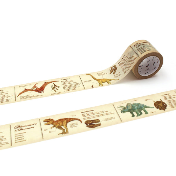 Load image into Gallery viewer, MT EX Washi Tape - Encyclopedia Dinosaur
