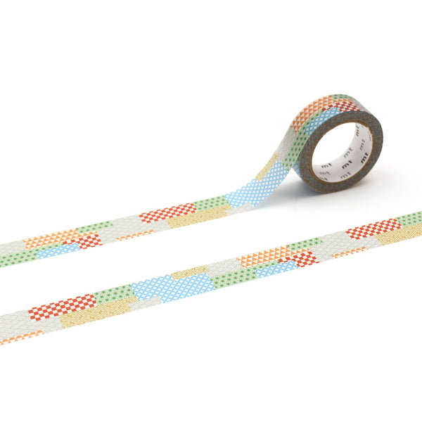 Load image into Gallery viewer, MT EX Washi Tape - Traditional Japanese Patterns Mix
