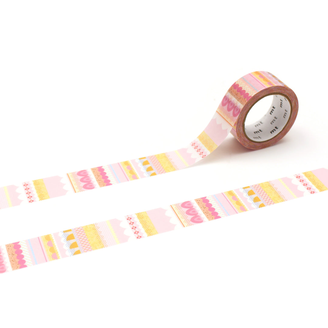 MT EX Washi Tape - Cake Graphic — pattern detail