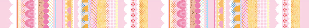 MT EX Washi Tape - Cake Graphic — applied on surface