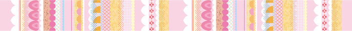 MT EX Washi Tape - Cake Graphic — applied on surface