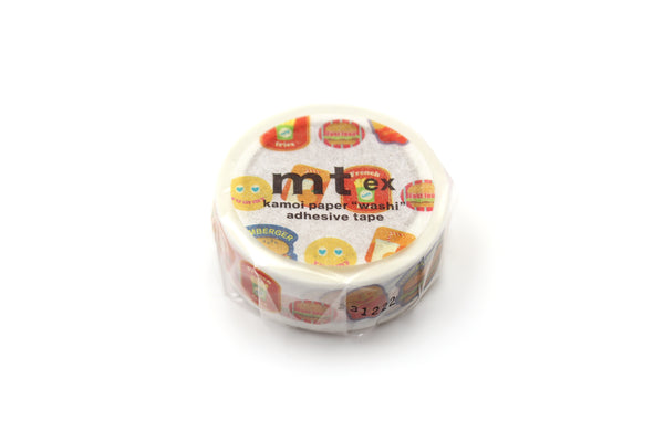 将图片加载到图库查看器，MT EX Washi Tape - Fast Food Sticker
