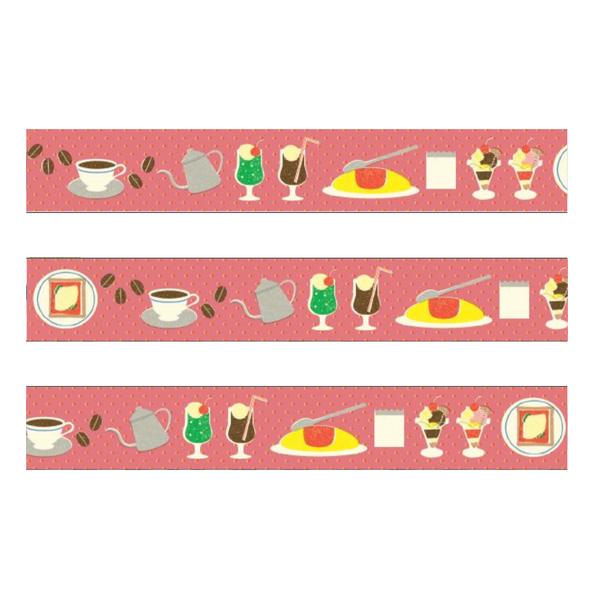 Load image into Gallery viewer, MT EX Washi Tape - Retro Cafe
