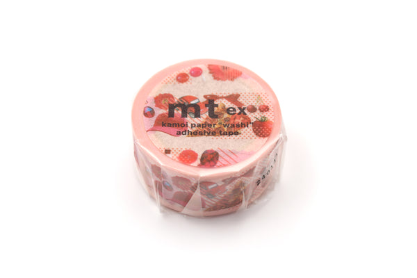 将图片加载到图库查看器，MT EX Washi Tape - Color Series Red
