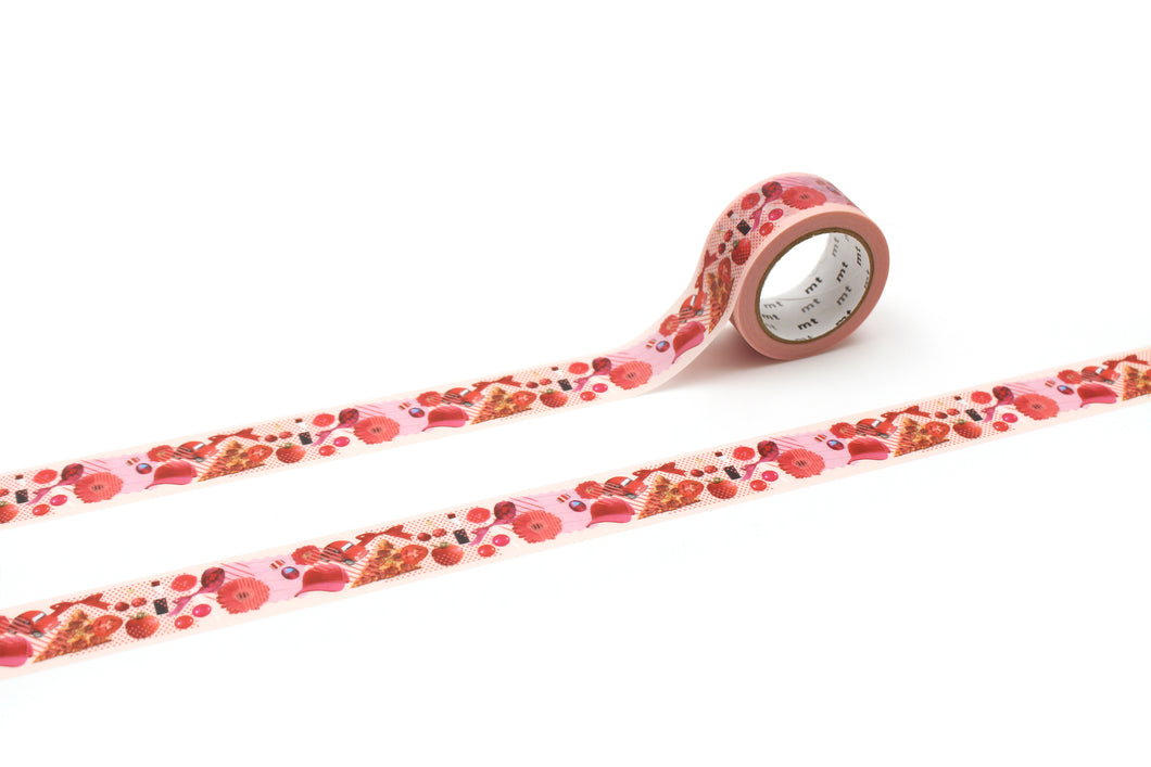 MT EX Washi Tape - Color Series Red