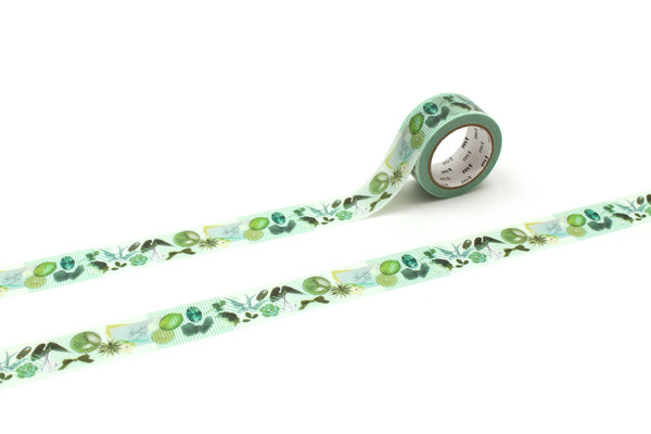 将图片加载到图库查看器，MT EX Washi Tape - Color Series Green
