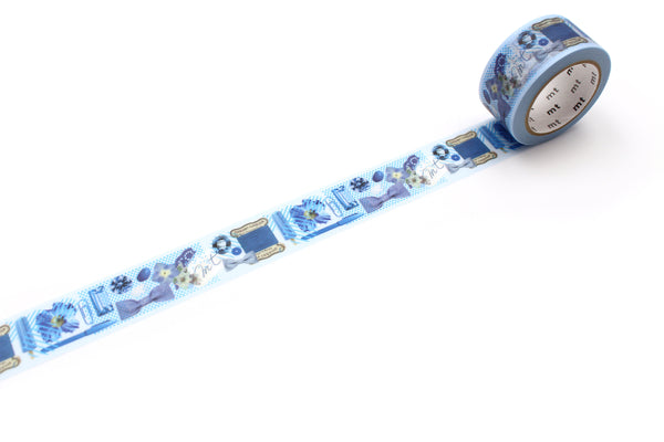 将图片加载到图库查看器，MT EX Washi Tape - Color Series Blue
