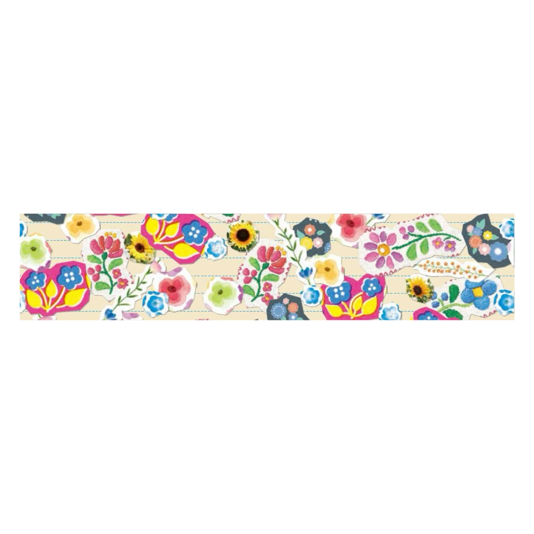 MT EX Washi Tape - Flower Sticker Collage
