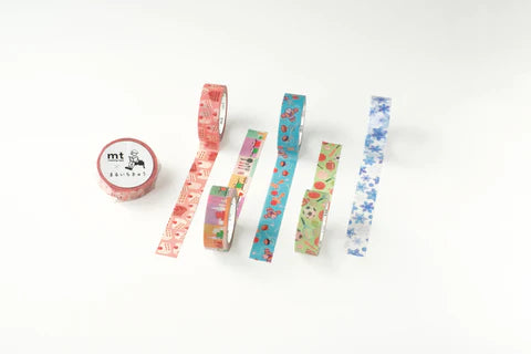 MT EX Washi Tape - Cake Graphic — roll side