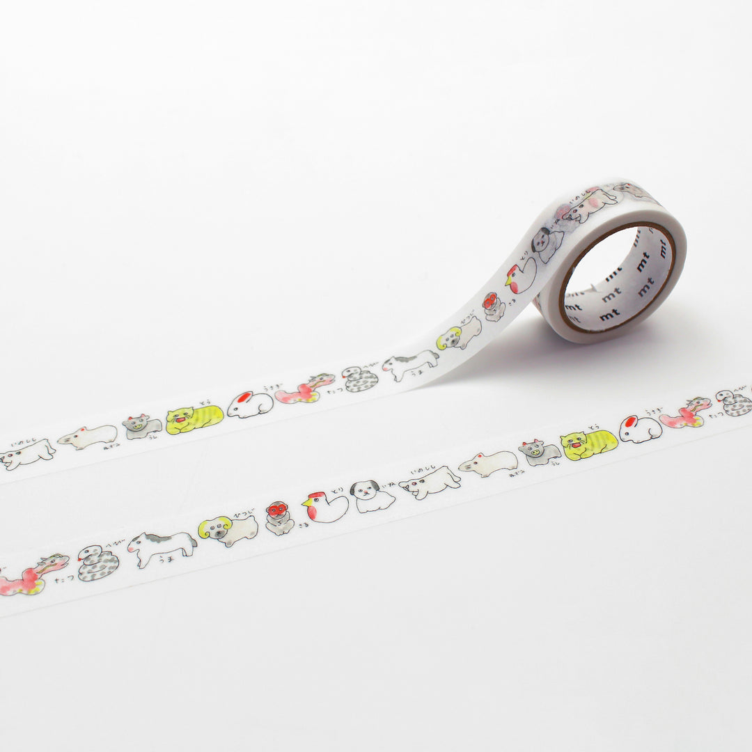 MT x Isabelle Boinot Washi Tape in Zodiac — MT Tape washi tape — decorative Japanese paper tape for journaling and craft, at Cityluxe Singapore