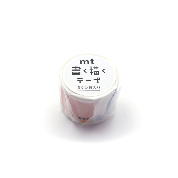MT KakuKaku Washi Tape in Arigatou with Perforations — MT Tape washi tape — decorative Japanese paper tape for journaling and craft, at Cityluxe Singapore