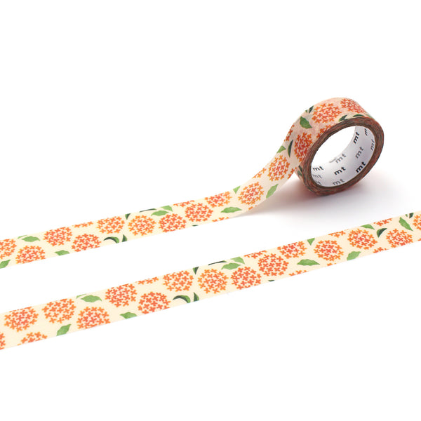 MT x Maruichikyu Washi Tape - Osmanthus — roll front