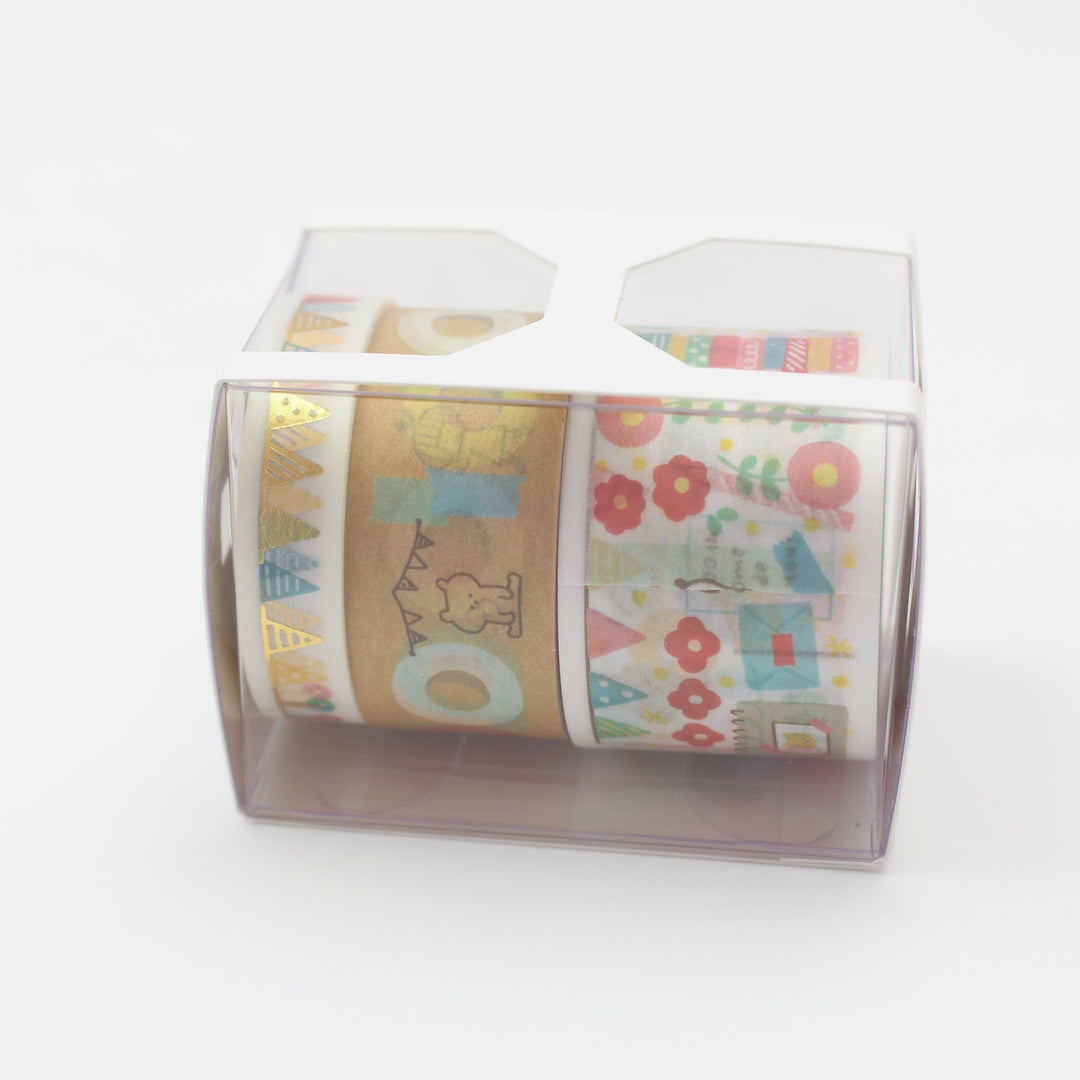 MT Tape 100th Anniversary Set in Mizutama — MT Tape washi tape — decorative Japanese paper tape for journaling and craft, at Cityluxe Singapore