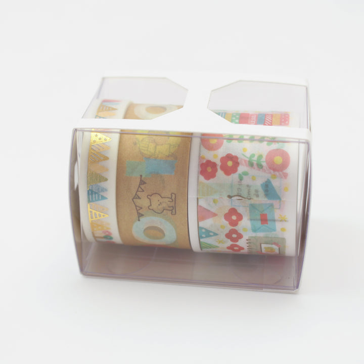 MT Tape 100th Anniversary Set in Mizutama — MT Tape washi tape — decorative Japanese paper tape for journaling and craft, at Cityluxe Singapore