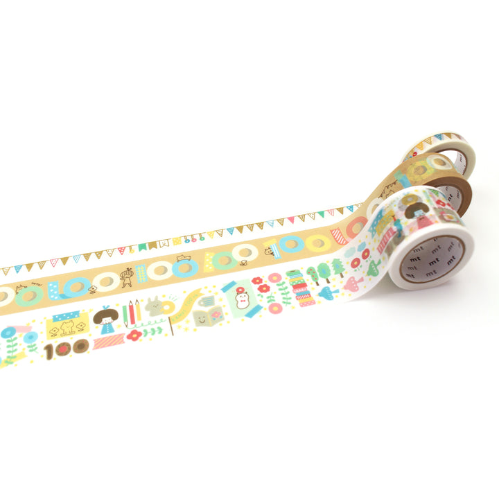 MT Tape 100th Anniversary Set in Mizutama — MT Tape washi tape — decorative Japanese paper tape for journaling and craft, at Cityluxe Singapore